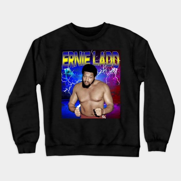 ERNIE LADD Crewneck Sweatshirt by Rofi Art